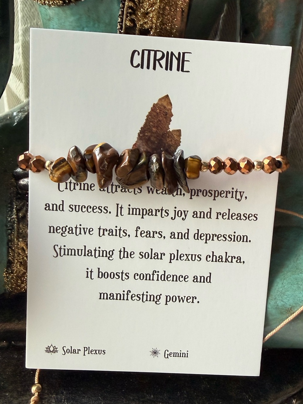 Tiger Eye Beaded Bracelet -